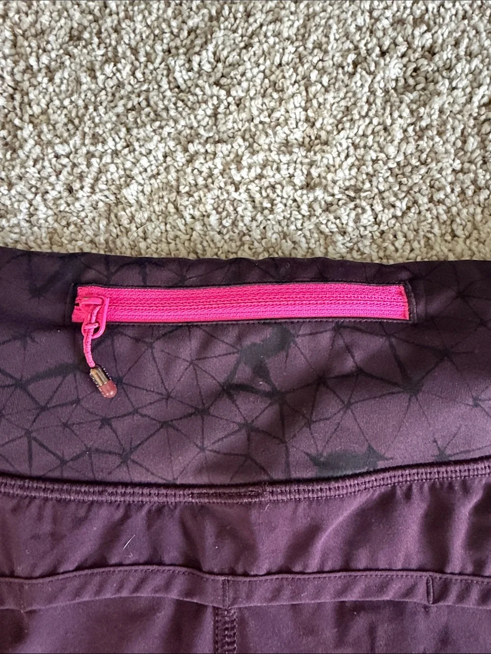 lululemon athletica Deep Plum Athletic Shorts